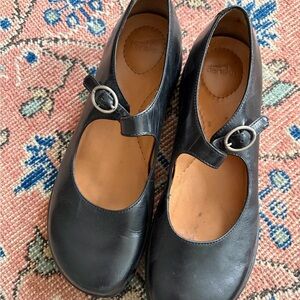 Dansko Black Mary Jane Flats